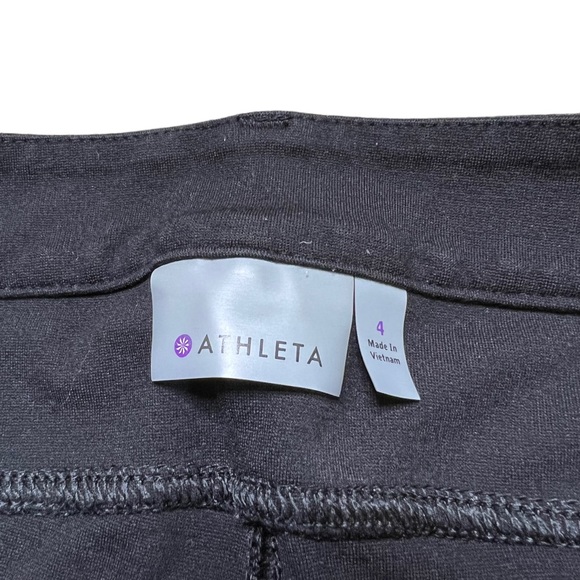 Athleta Black Ponte Skinny Pants STYLE 439153 sz 4 - Picture 5 of 10